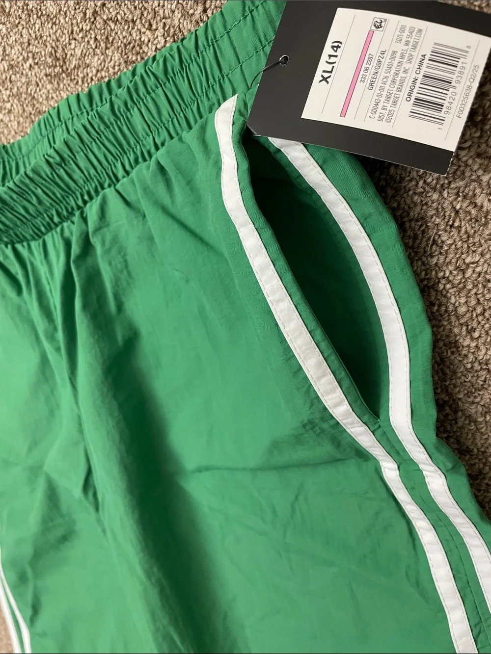 Art Class Blokecore Green Pants Big Girl Size 14